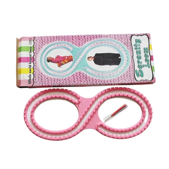 High quality ABS 8 shape super Afghan knitting loom