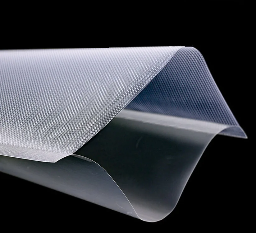 30*40cm Disposable Safe Grade Stock  Packaging PA PE Fresh Fruits Vegetables Sea Food Meat Pork Storage Embossed Vacuum Bag