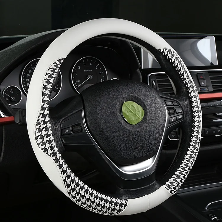 Good Quality Fashion Steering Wheel Cover 2024 New Design car steering wheel cover Suede steering wheel cover