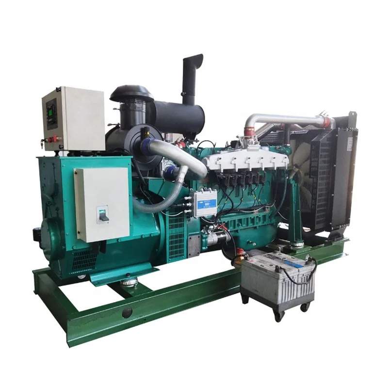 ISO CE certified 150kw 187.5kva biogas electricity generator set price