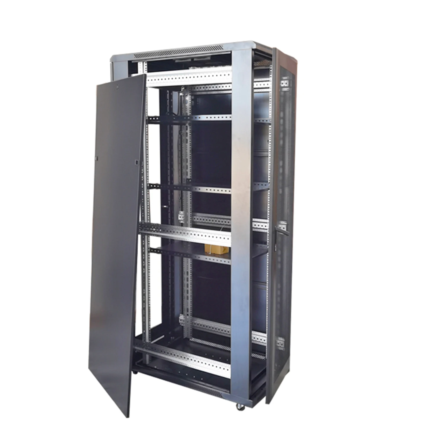 19 inch high quality steel frame mesh door network assembly rack 42U cabinet