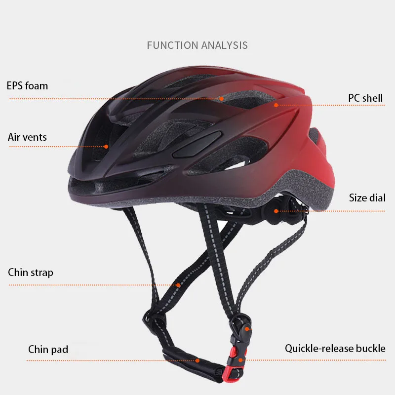 High-quality adult outdoor sports bicycle helmet breathable and ventilated road cycling bike helmet for Adults