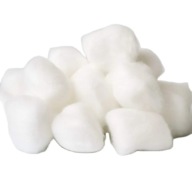 hospital medical surgical Cotton Balls CE ISO certified Used for Cleaning or Absorbing Blood cotton ball