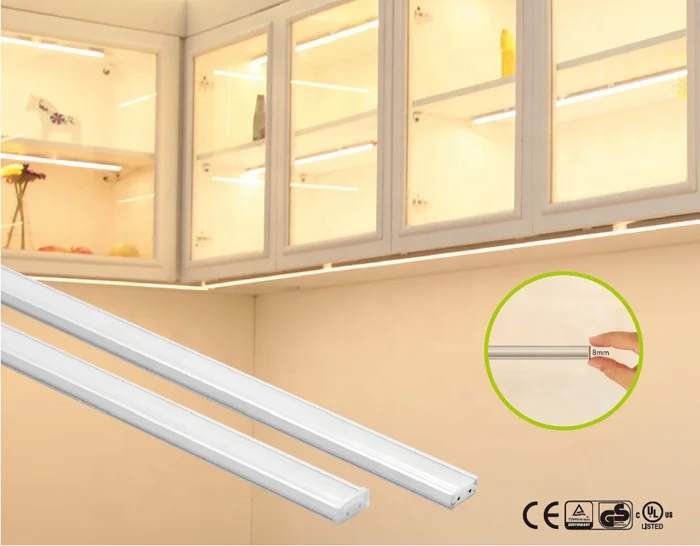 Легкое соединение быстрое подключение 12 Вольт светодиодный светильник для шкафа освещения