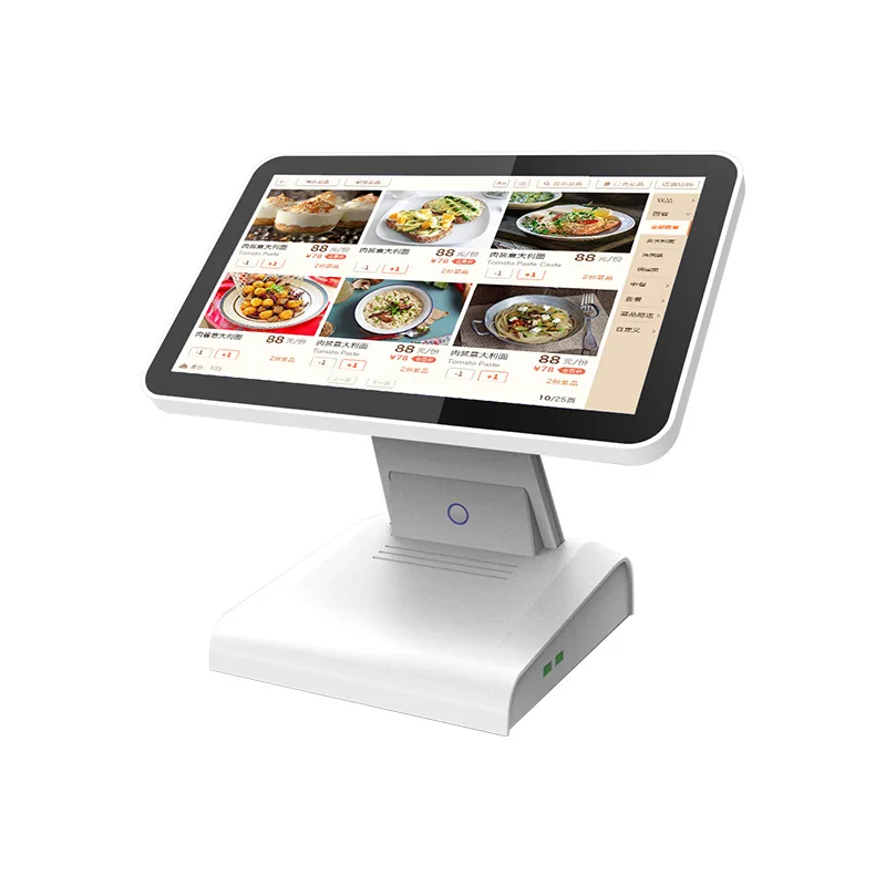 Низкая цена 15 дюймов сенсорный экран android pos терминал машина все в одном