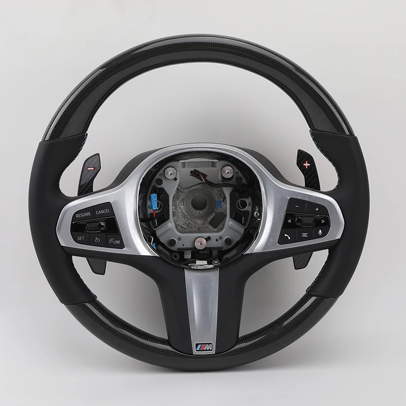 Автомобильный руль из углеродного волокна для BMW F01 F03 F04 F06 F10 F11 F12 F13 F15 F16 F18 F20 F25 F26 F30 E46 E60 м2 м3 M4