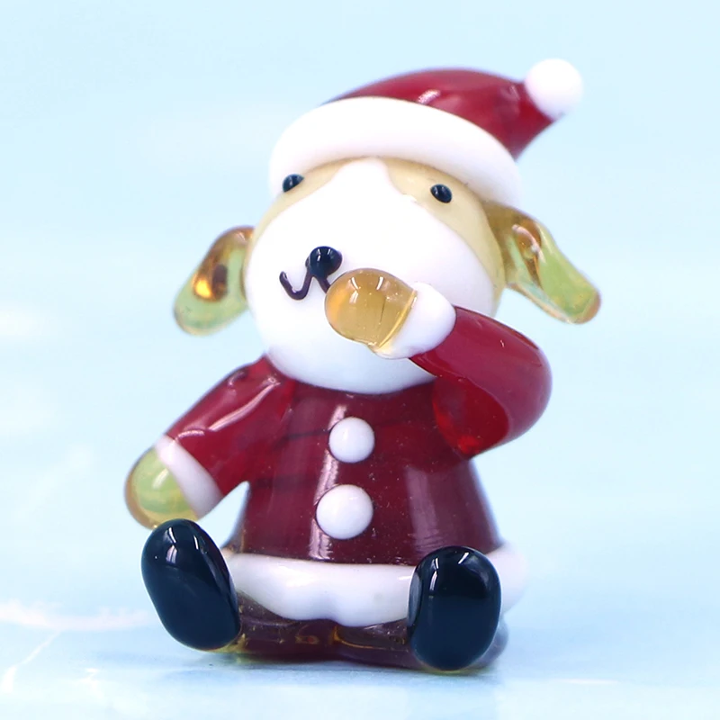 Wholesale Low Price Miniature Murano Lampwork Handmade Christmas Glass Decoration for Christmas Holiday