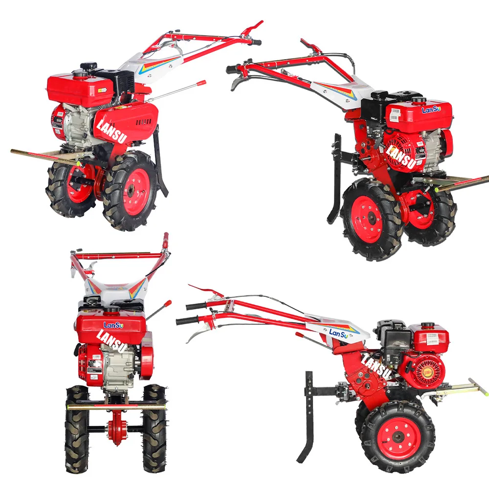 Powerful 11hp power tiller multi-function agriculture 8hp  gasoline bangladesh mini  machine power tiller harvester