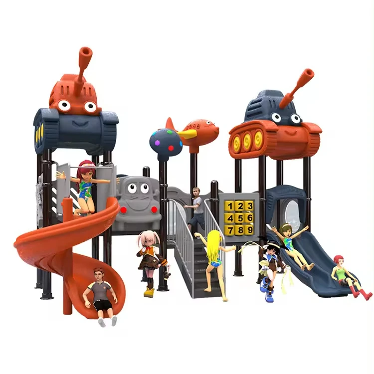 Children Outdoor Animal Theme Kids Roller Coaster Car Amusement Park Digital Rotor Playground Slides