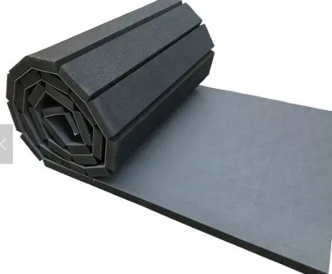 Дешевый серый коврик пенопластовый для катания гимнастический flexi roll Mat тренировок чарлидинга