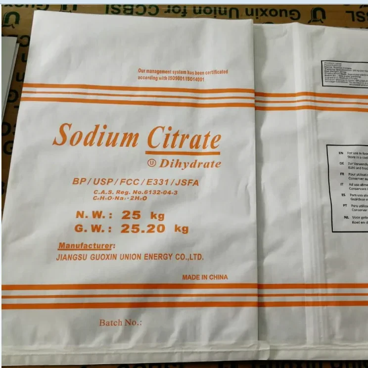Food Grade trisodium citrate  white granular for TTCA and ensign Brand
