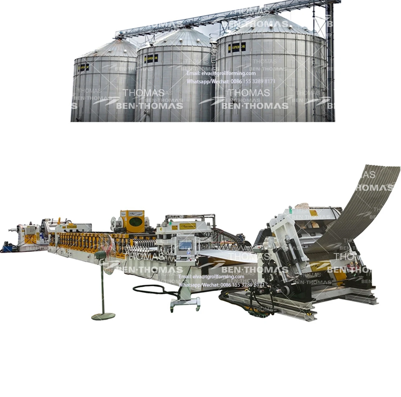 2021 Most Popular Less Expensive Grain Silo machine For Grain Use In silo storage Farms bin Machine