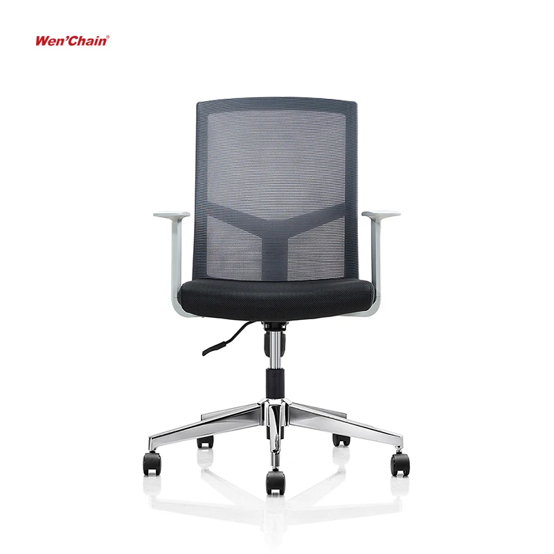 New Product Sillas De Oficina Ecofriendly Simple Comforter Ergonomic Medium Back Mesh Computer Desk Office chair