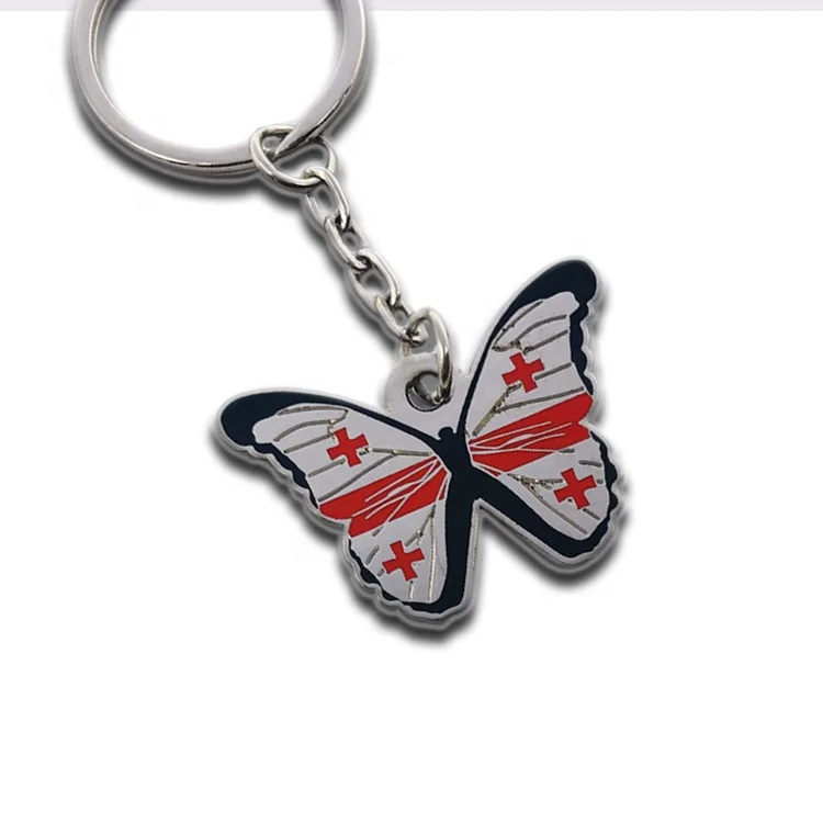Custom Key Chain Metal Stainless Steel Blanks Character Silver Travel fancy key chains Key chain diamond shape