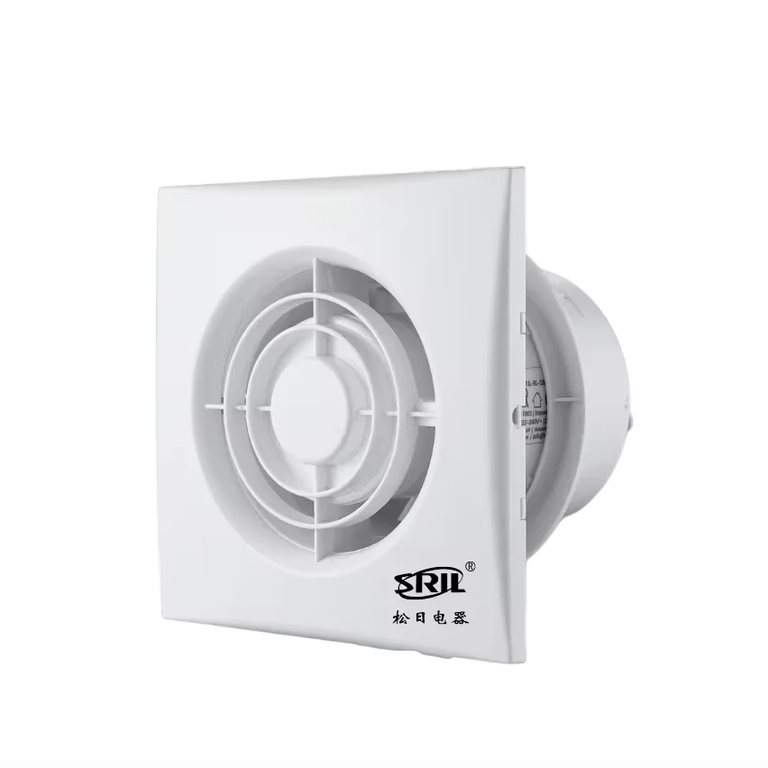 Humidity & Timer sensor 4 6 inch ABS Ventilation Fan Kitchen Bathroom Window Mount Exhaust Fan