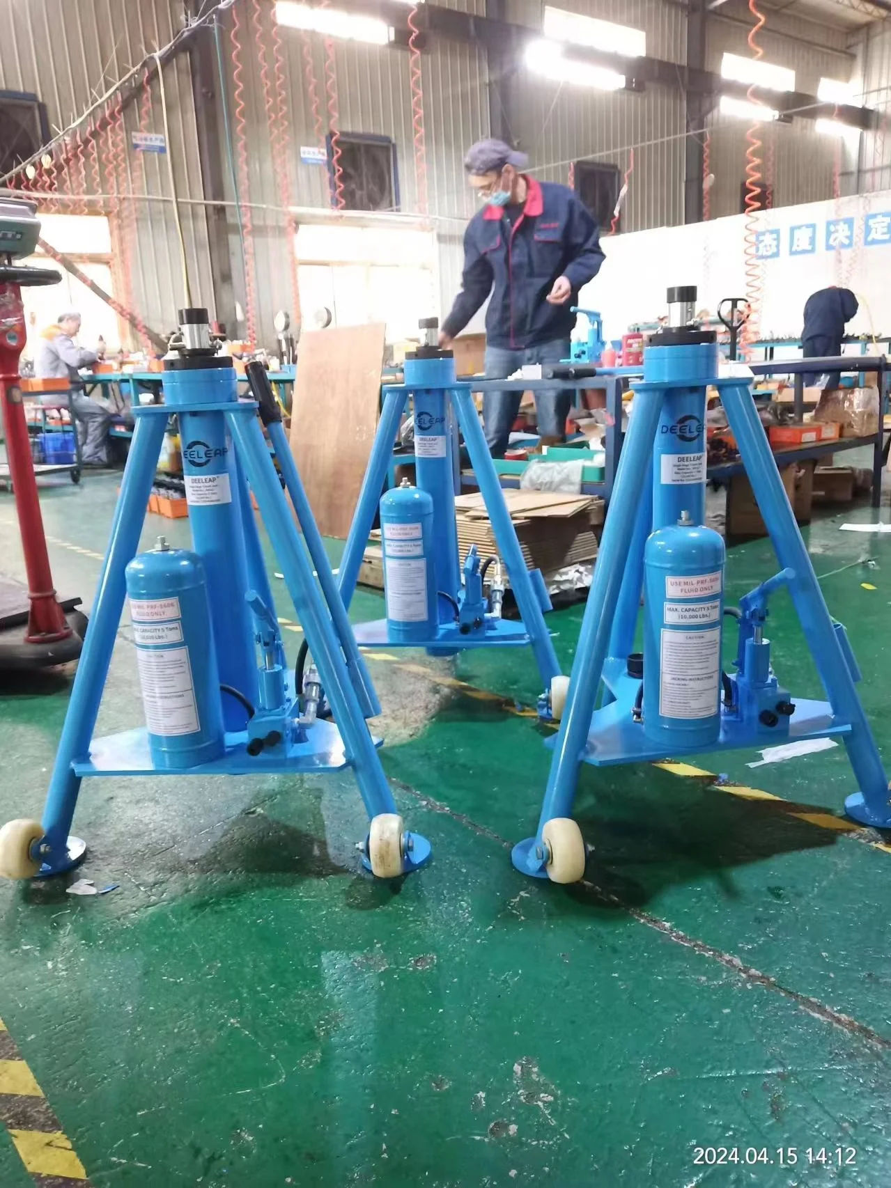 Heavy Duty Screw Jacks Mechanical Jack used for aircraft maintenance