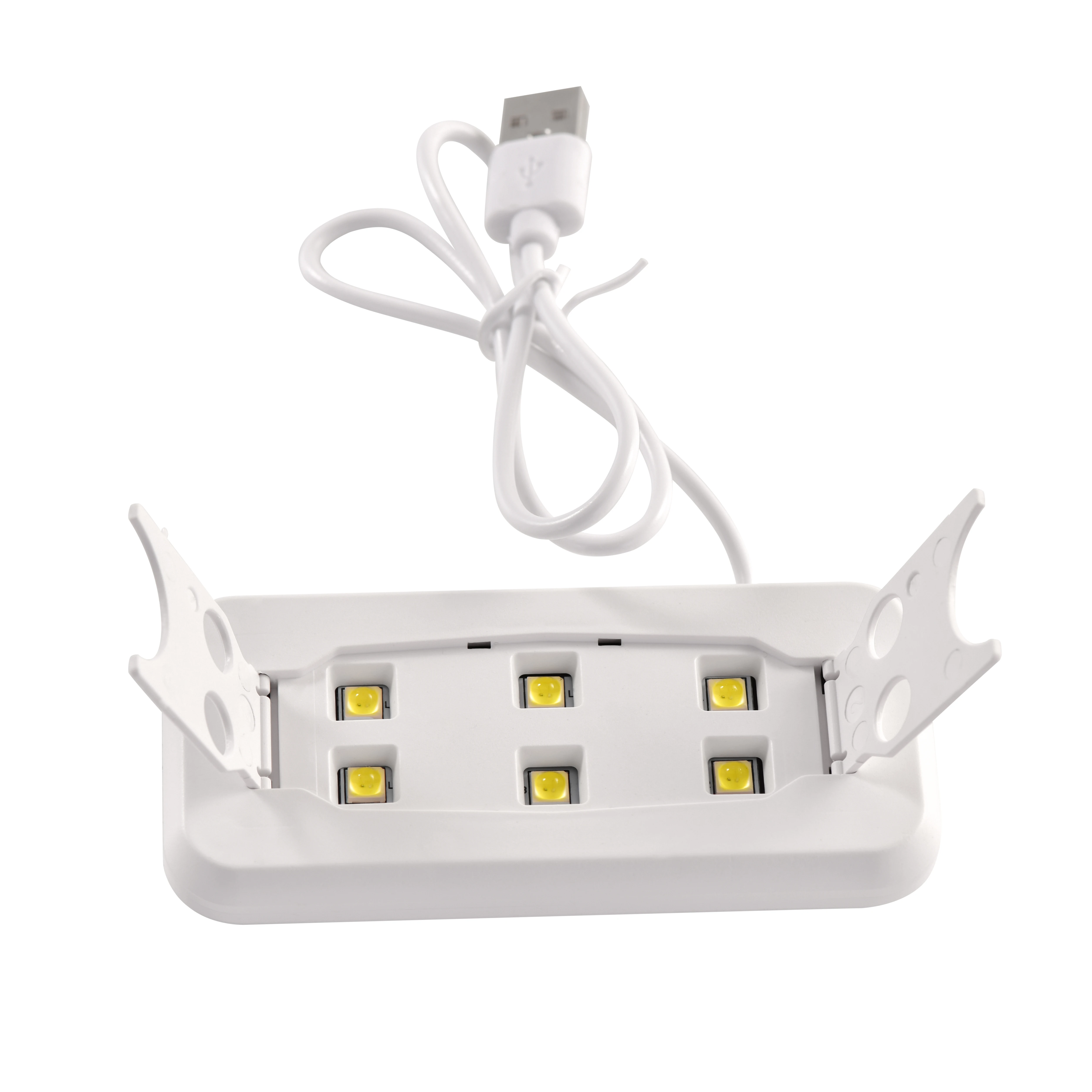 Wholesale Portable Gel Polish Mini LED Lamp Nails Light Therapy Dryer 12W  Mini UV LED Nail Lamp With USB Plug For Home DIY