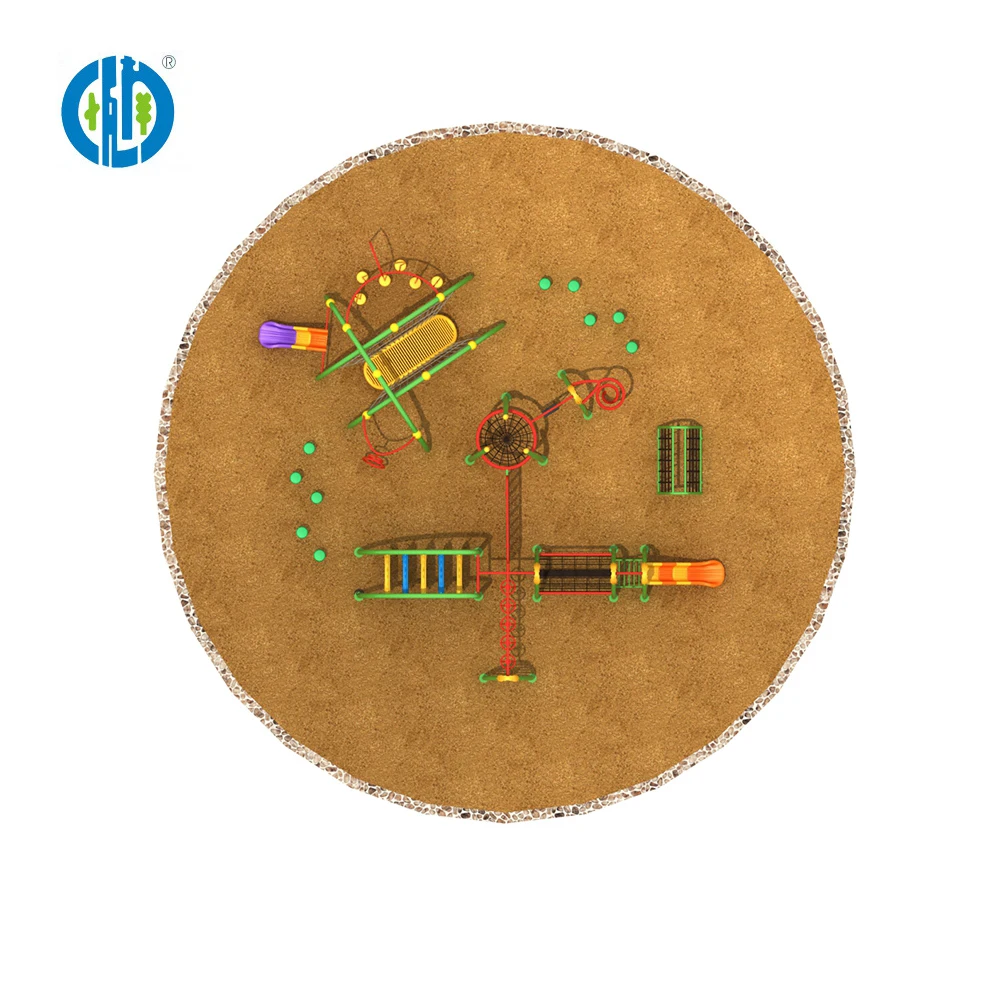 Children amusement park funny style physical training outdoor net playground