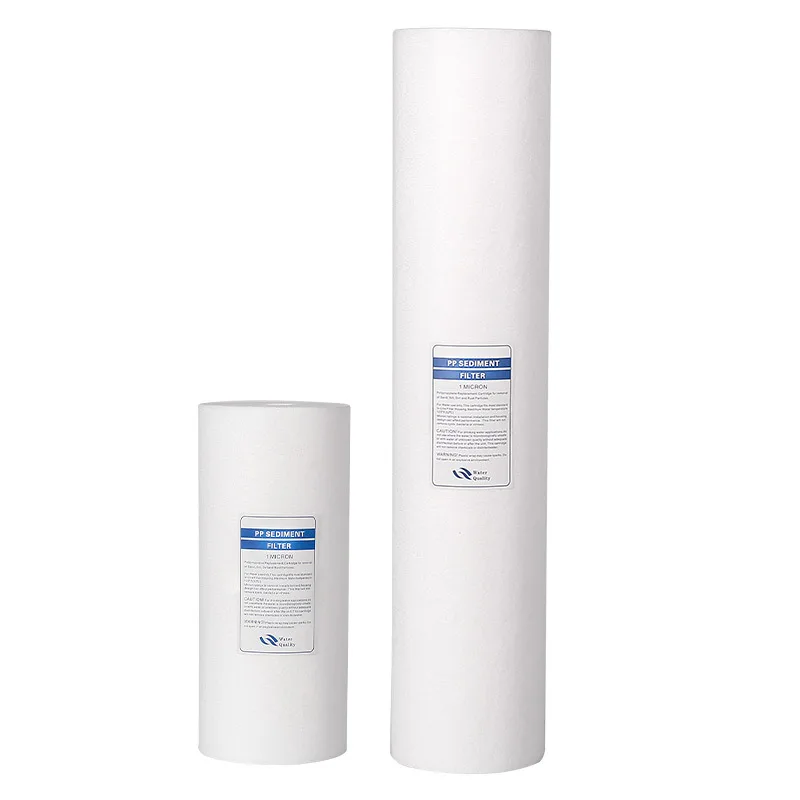 Pre 10 inch Big PP Drinking Water Filter Filtration System Portable For Big Blue Water Purifier with 5 micron or 1 micron