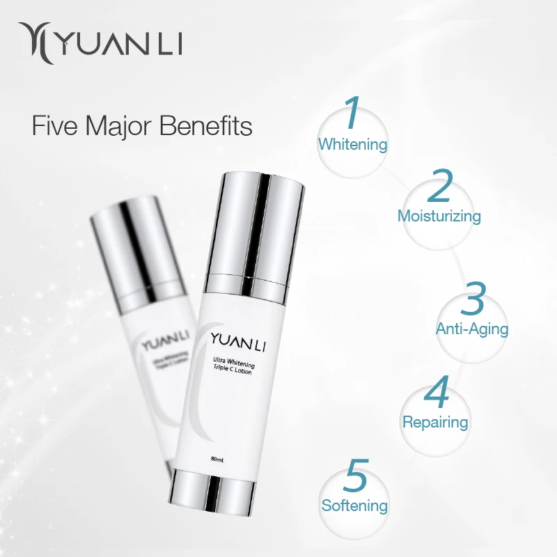 Luxury Beauty Vitamin C Whitening Cream Lotion Herbal Brightening Face Cream Smoothing Soften Skin Face Lotion