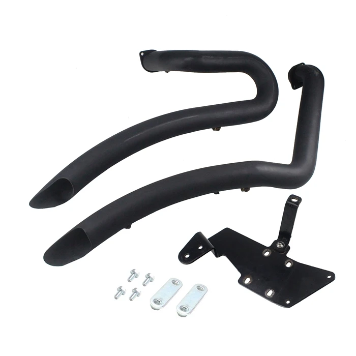 Черная Керамическая выхлопная труба с острым изгибом, выхлопной глушитель для VZR1800 8 Бульвар M109R, выхлопная труба для мотоцикла