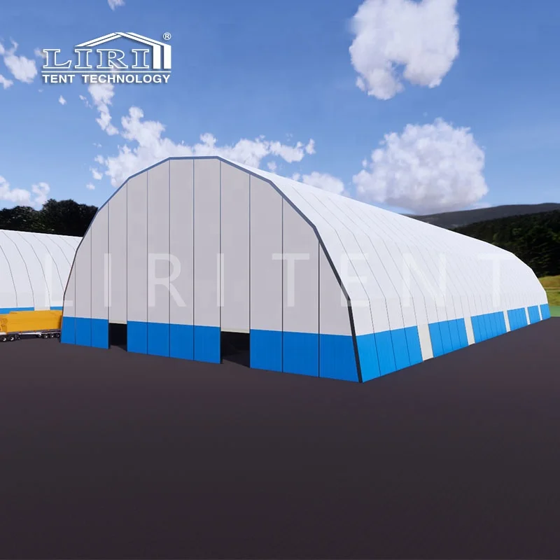 Waterproof and Dust Proof Circular Arched Coal Storage Warehouse Tent for Sale