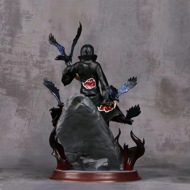 Hot Selling Statue Model Toys Uchiha Itachi 28Cm/11In Narutos Anime Action Figure