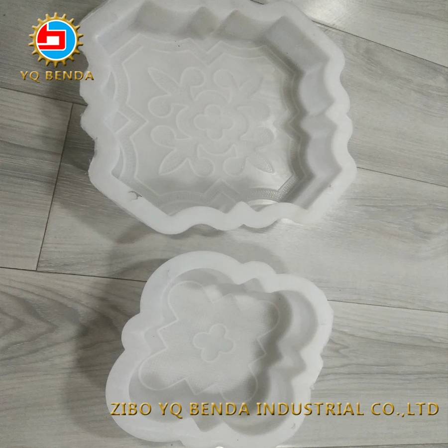 Plastic Paving Walking Way Slab Stone Bricks Molds