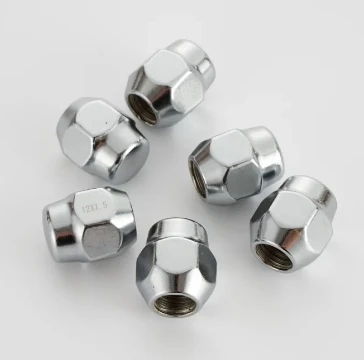 Заводская изготовленная на заказ Серебряная Высококачественная титановая сплав оцинкованная черная оксидная углеродистая сталь SS304 низкая Шестигранная коническая колесная гайка для автомобиля