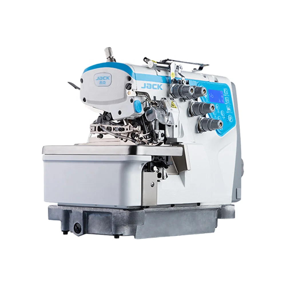JACK C5 Brand Super High-speed double Needles 2/3/4 Threads Cover Stitch Direct drive Automatic Overlock Sewing Machine Price