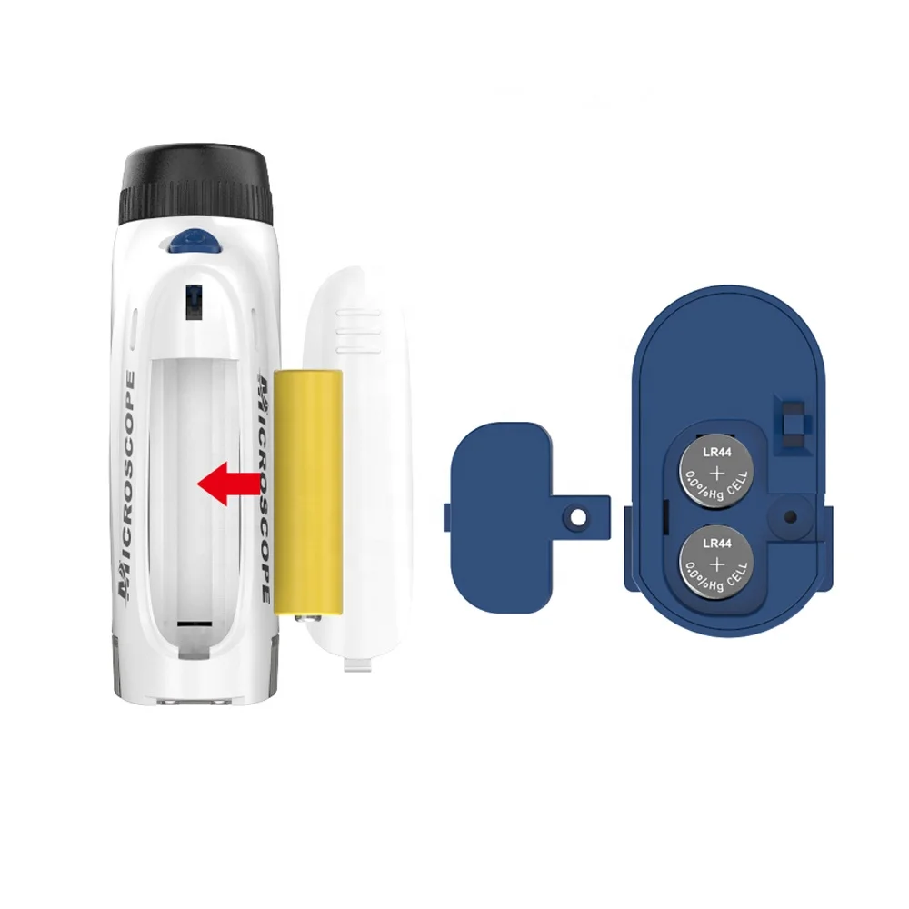 Handheld Digital Microscope STEM Science Toy 60x-120x LED Lightweight Pocket Microscope for kids with Storage Box