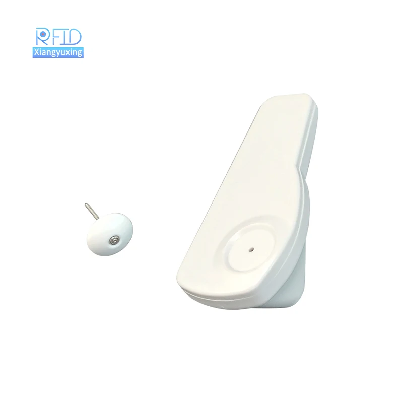 Top sales UHF 860-960mhz EAS 8.2mhz long reading range rfid apparel tag ABS plastic hard tag retail clothing field