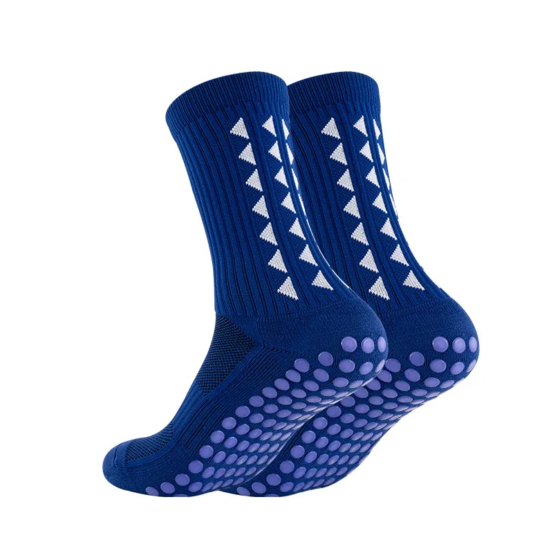 Free Wind 2024 New Design  Fleeced Anti Slip Sports Grip Socks Soccer