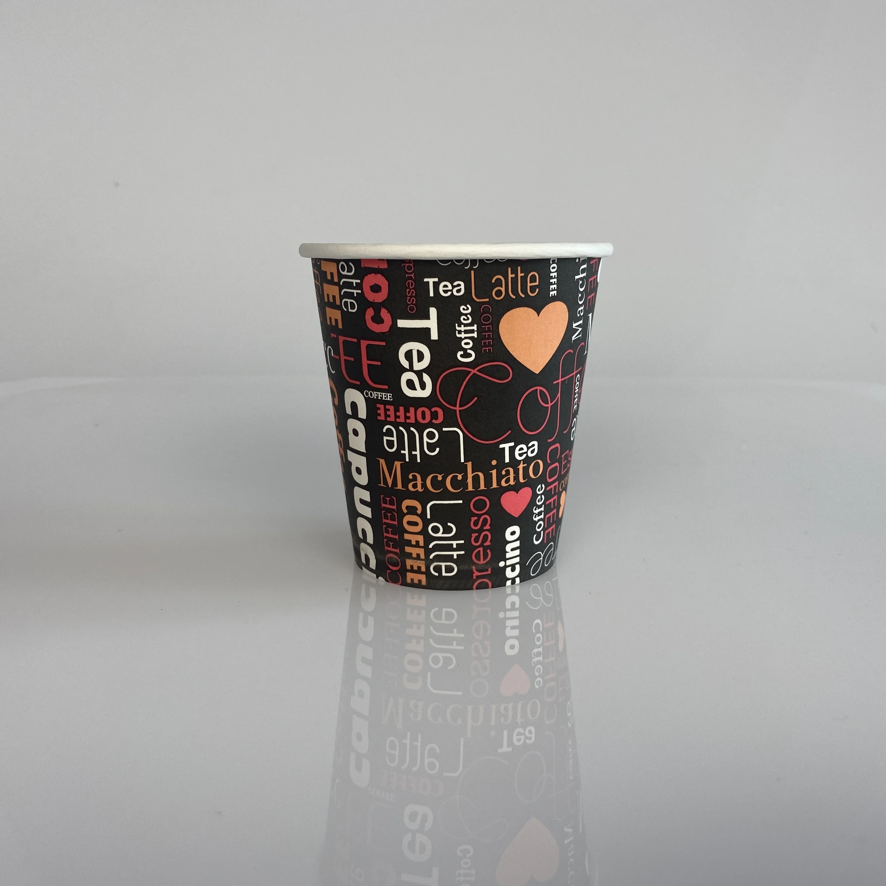 Custom Printed 8oz 10oz 12oz 16oz 24oz Double Wall Disposable Hot Cold Beverages Coffee Kraft Ripple Paper Cups with Lids
