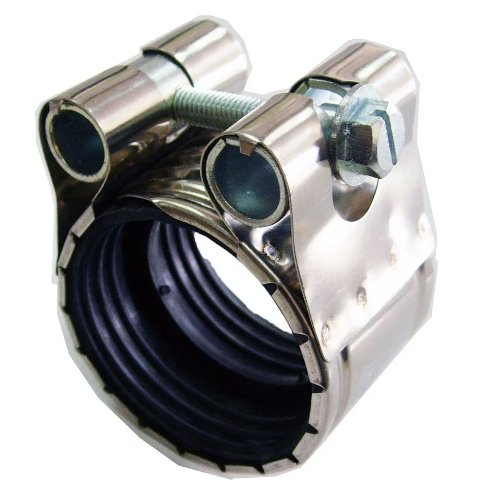 
Stainless steel High pressure Type E pipe coupling with Natural rubber inside 