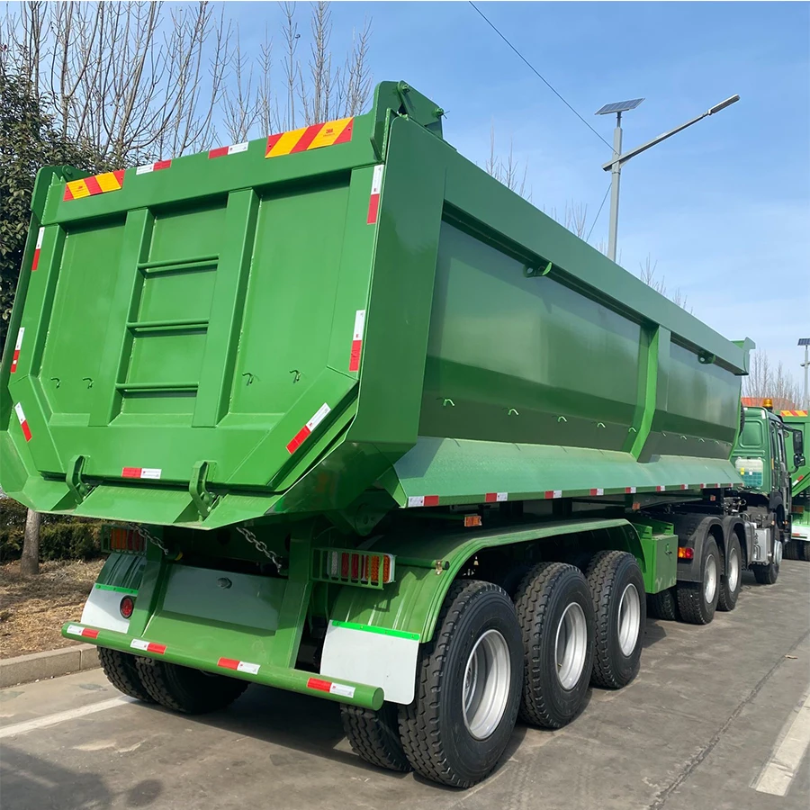 Made In China Rear Dump Semi-trailer For Sale dumper Semi-trailer Hot Selling In Africa rear Tipping Trailer With High Quality