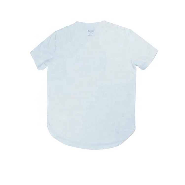  Американская трафаретная печать логотипа мужские чистые органические удлиненные футболки