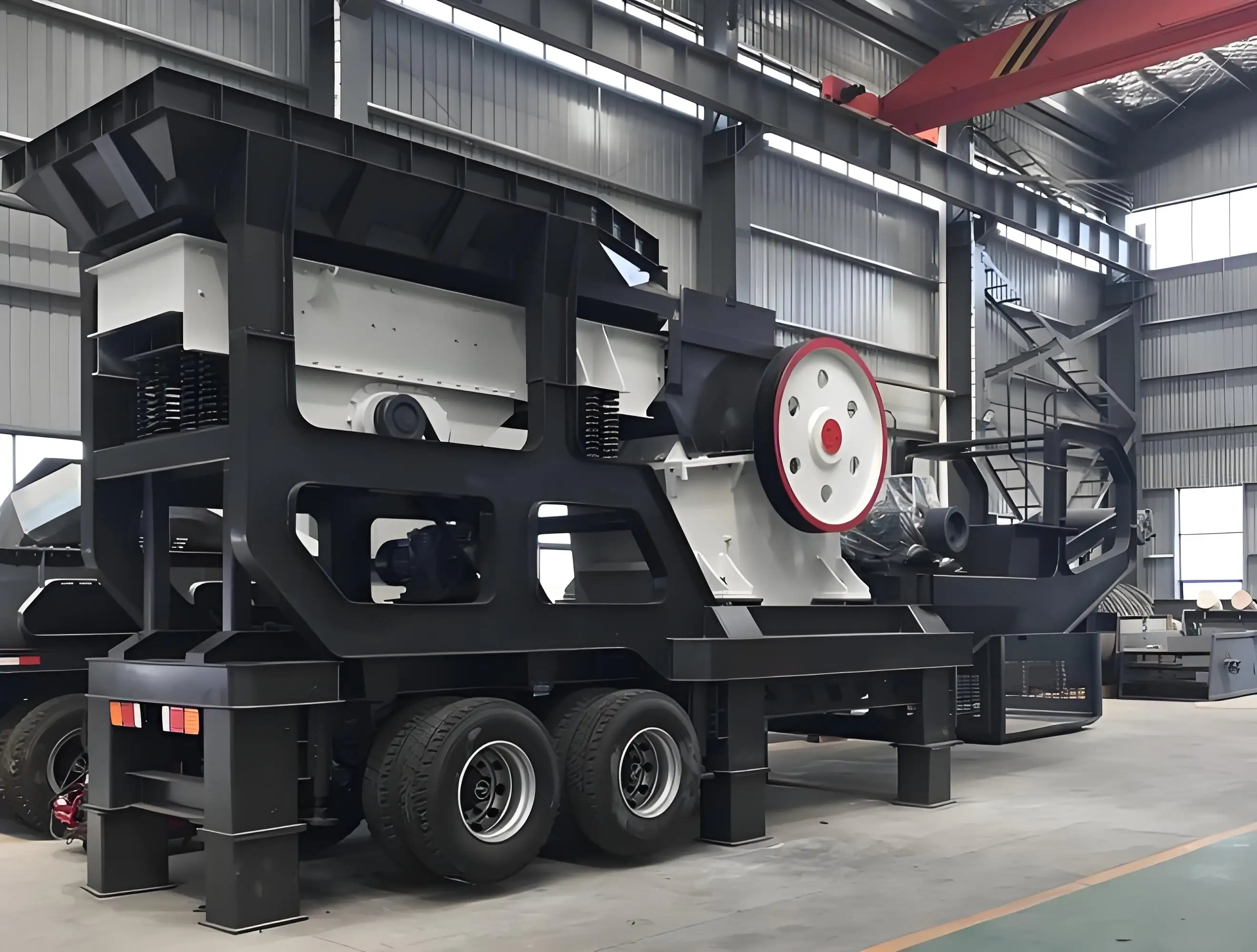 Mining Hard Rock Crusher Quarry Portable Stone Crushing Plant Mobile Jaw Hammer Impact Crusher Construction Waste Ore Processing