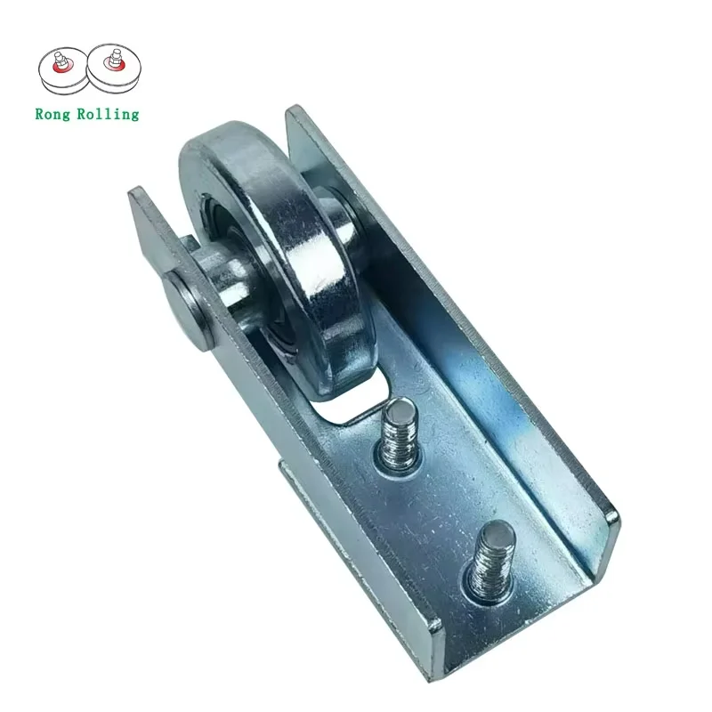 Factory price hot sale small sliding cantilever gate guide wheels.steel track guide rollers