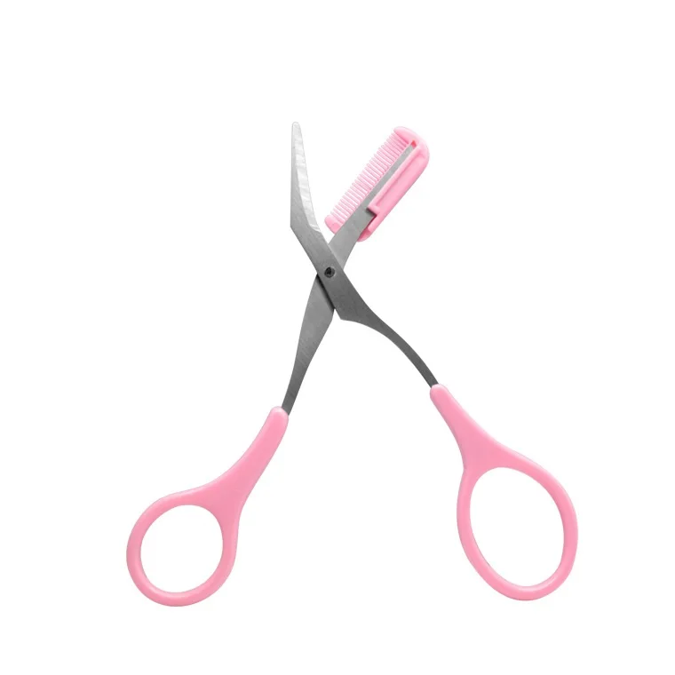 Триммер для бровей MP020, ножницы с расческой, косметика для красоты, косметический инструмент для девушек и женщин, женские ножницы для бровей