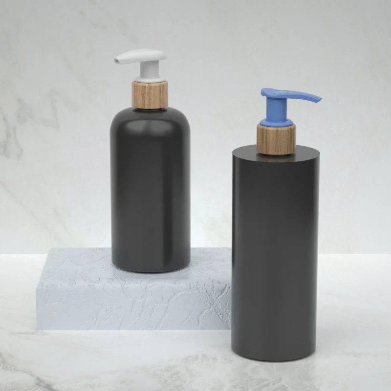 24 28 410 Right Left Lock Plastic Bottle Lids Foundation Pump Lotion Pump Dispenser bamboo Lotion Pump