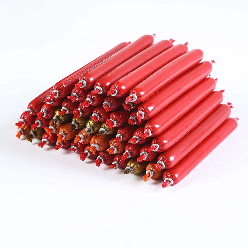 NUODE OEM wholesale natural 300g Pet Ham Sausage dog treats dog food Chicken and Beef flavor pet dog snacks