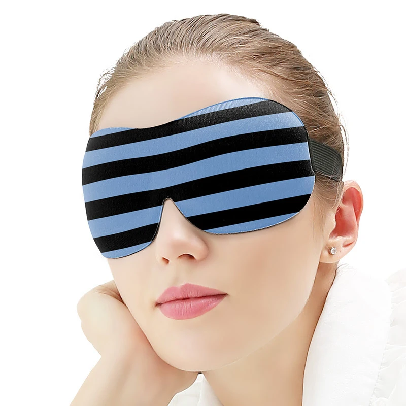 3d sleep eye mask milkfibe Blocking Light Travel blindfold Factory customization Wholesale Printing logo