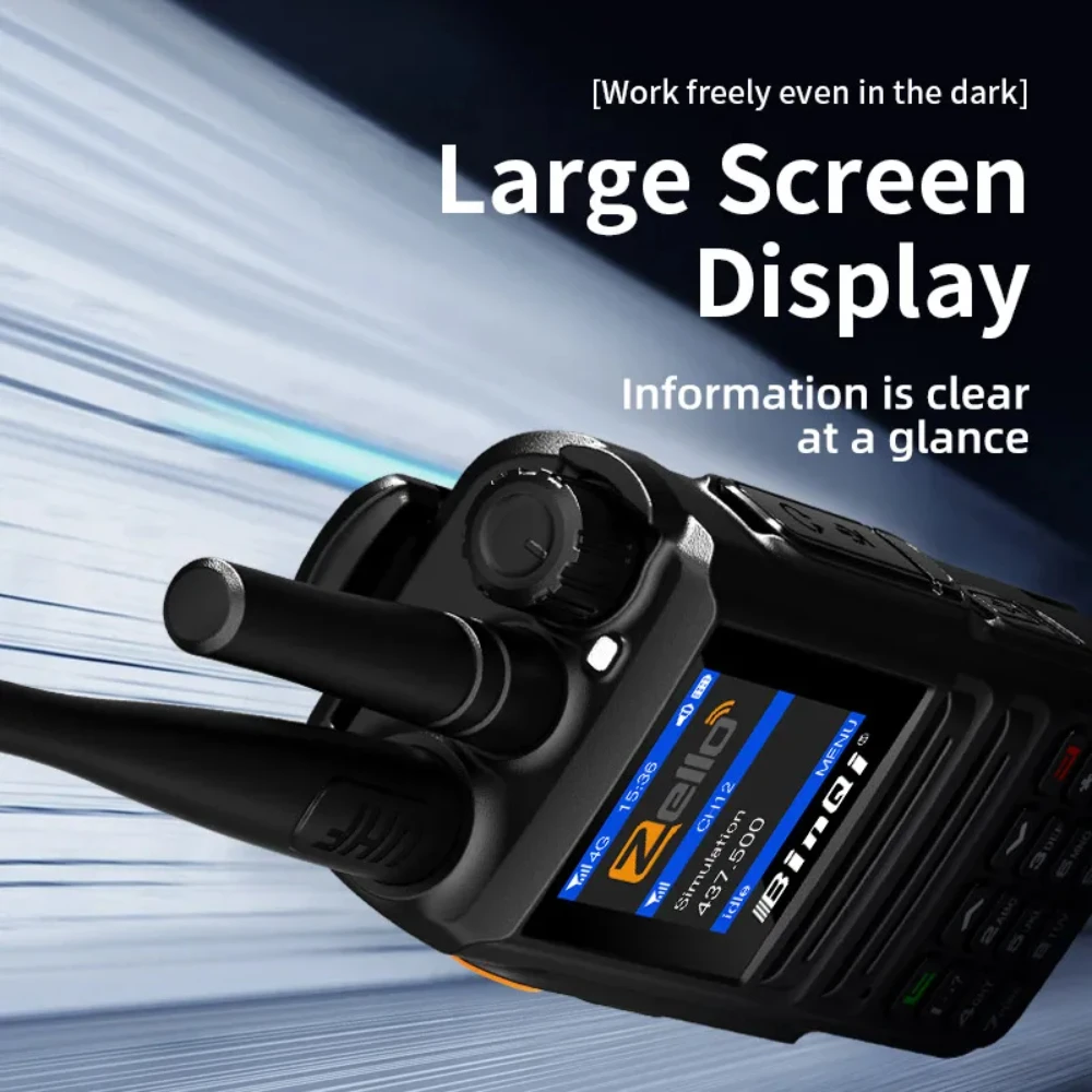 Zello BQ-889 4g walkie talkie with sim card WiFi internet radio long range 100 miles professional POC Android