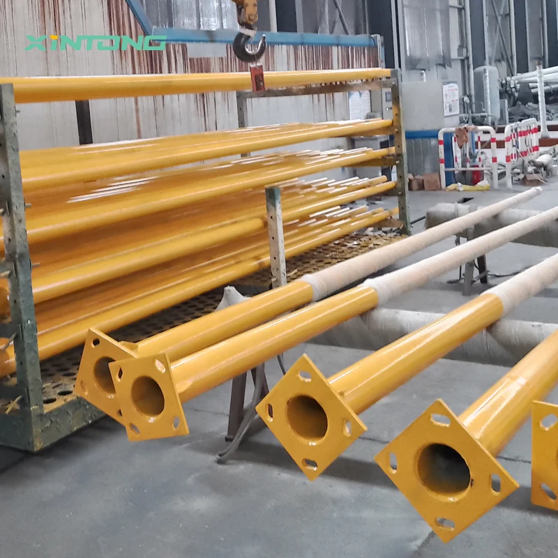 XINTONG 12 meters street lighting pole Galvanized Street Light Pole