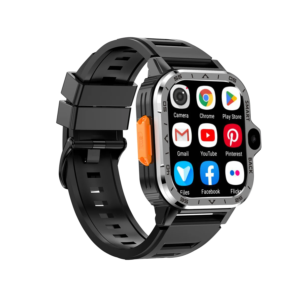 New 4G Smart Watch Memory 2G+16G 1.99 Inch Large Screen Display 2.0MP Camera Video Call Insert Sim Card WiFi GPS Location