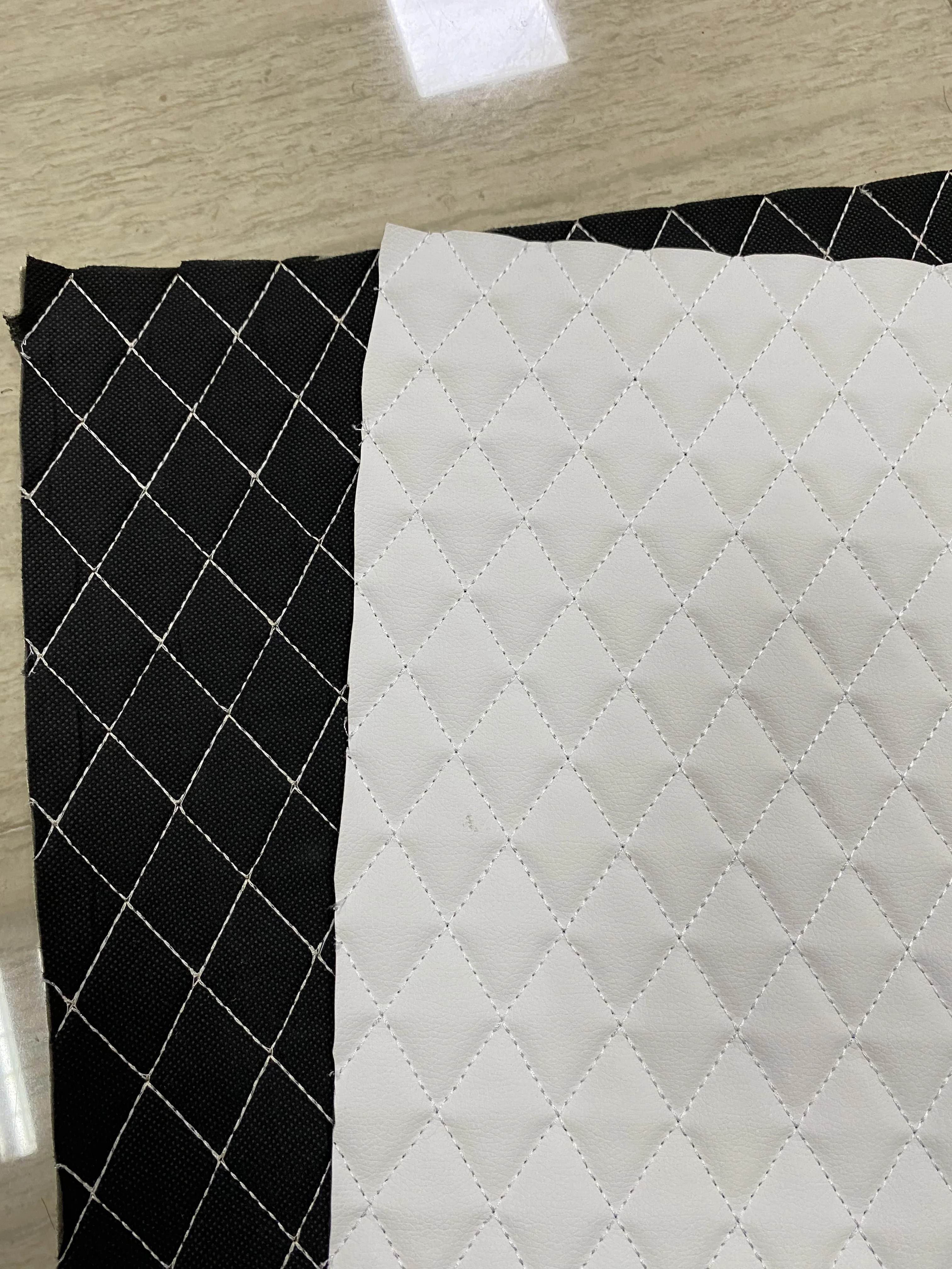 Low price wholesale Auto Carpet Raw Material pvc artificial leather Customized Color Car Mat Material Leather