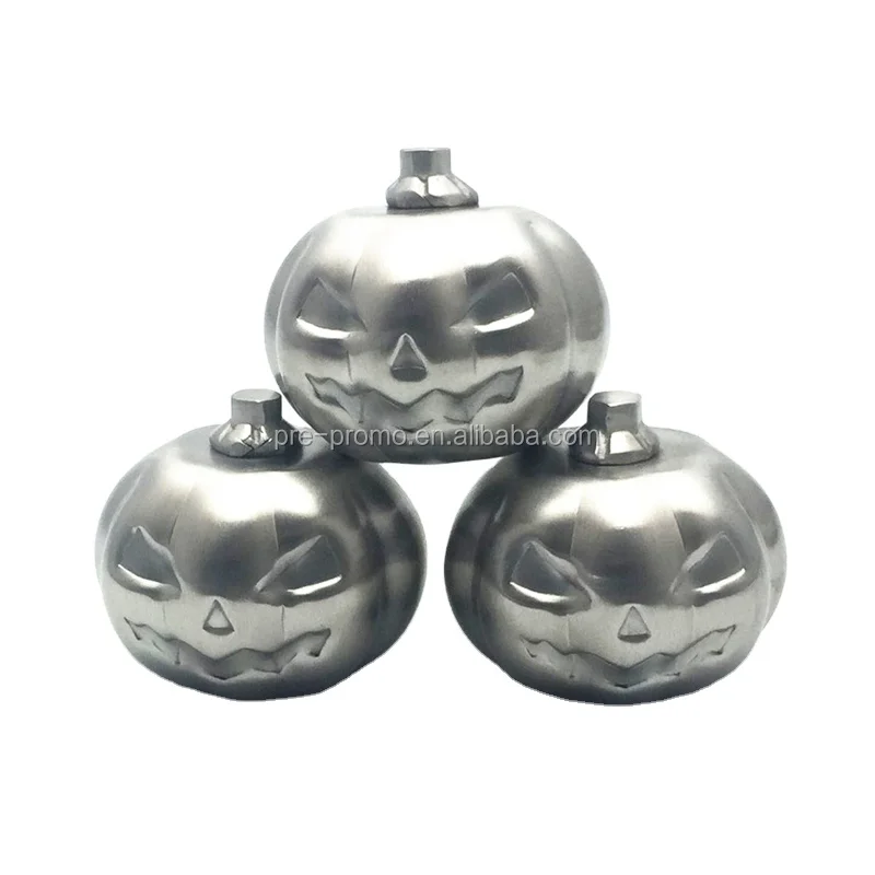Custom wholesale personalized stainless steel pumpkin ice cube for wine