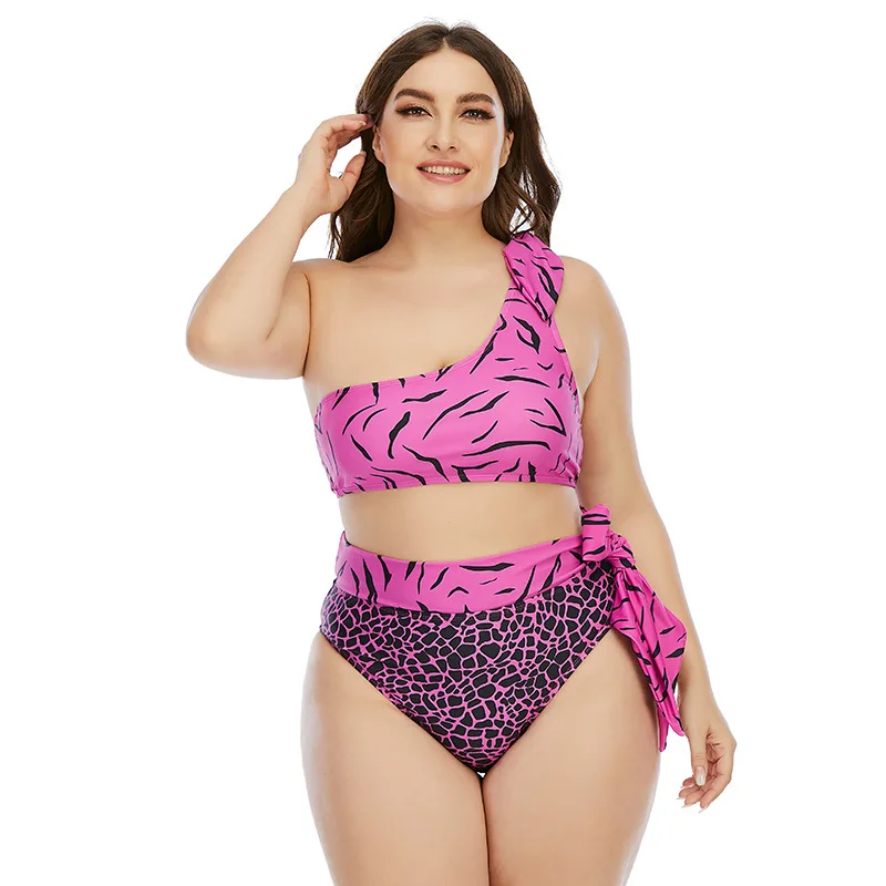 2023 plus size swimsuits, manufacturer pink leopard swimming tankinis/trending products 2021 new sexy bikini