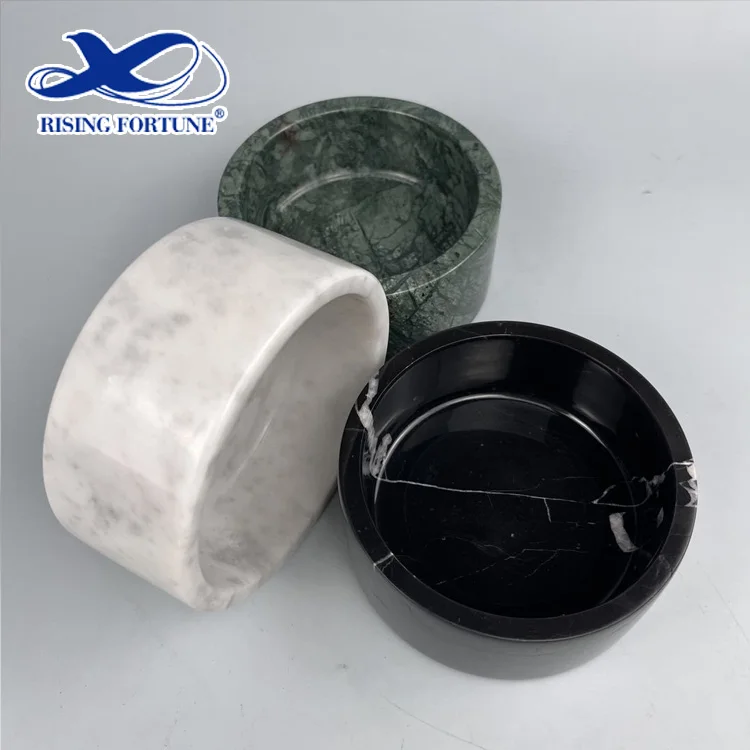First Manufacturer of Marble Pet Bowl Green White Black Marble Dog & Pet Bowl Marble Dog Bowl with Custom Logo and Gift Box